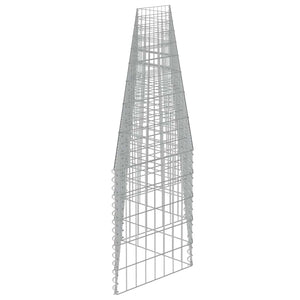 vidaXL Gabion Wall Galvanized Steel 630x30x50 cm