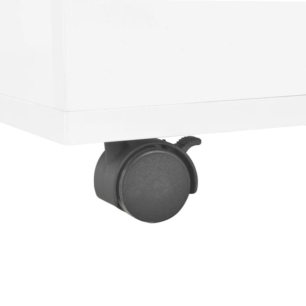 vidaXL Coffee Table High-Gloss White 60x60x35 cm Chipboard