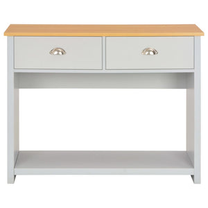 vidaXL Console Table Grey 97x35x76 cm