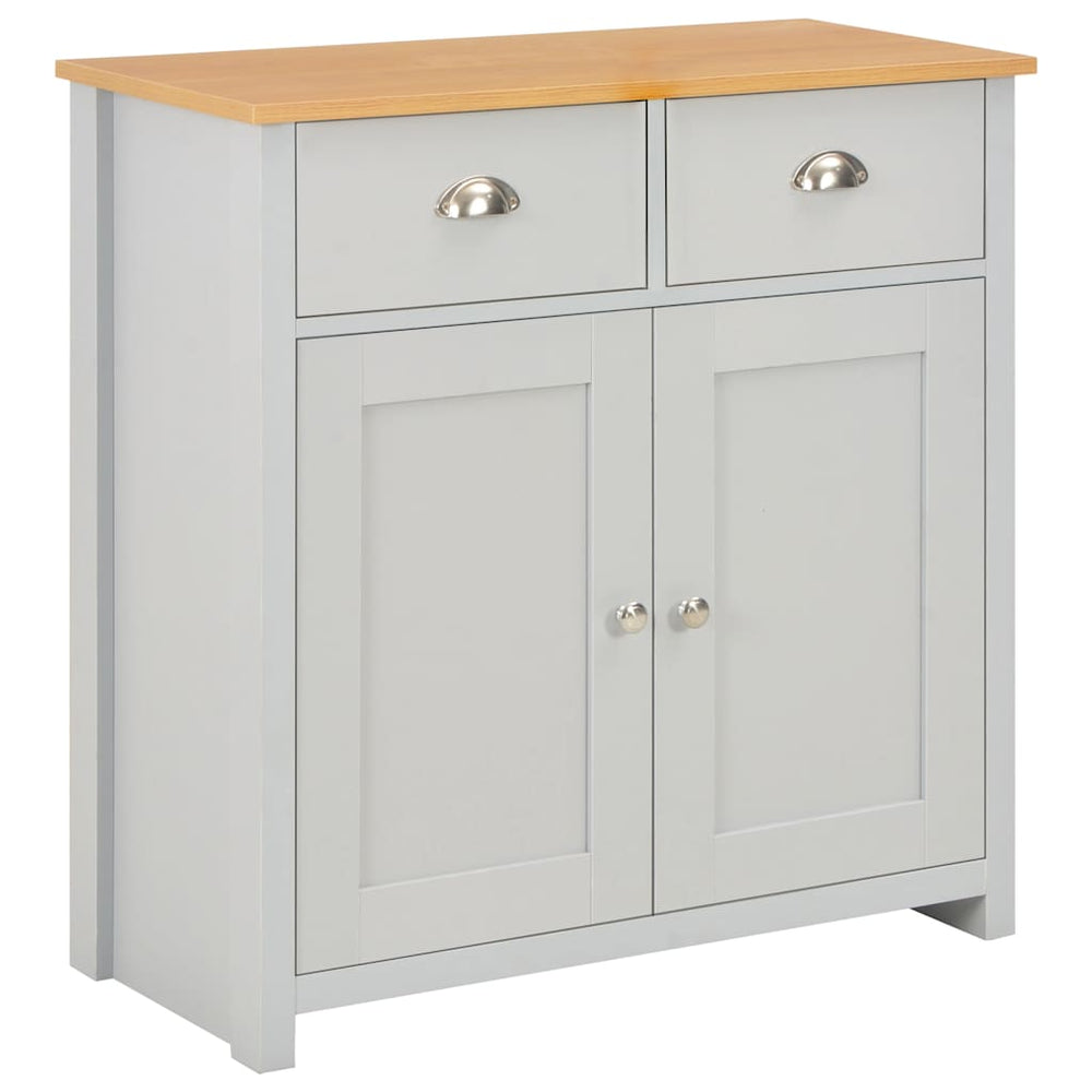 vidaXL Sideboard Grey vidaXL Sideboard Grey 79 x 35 x 81 cm