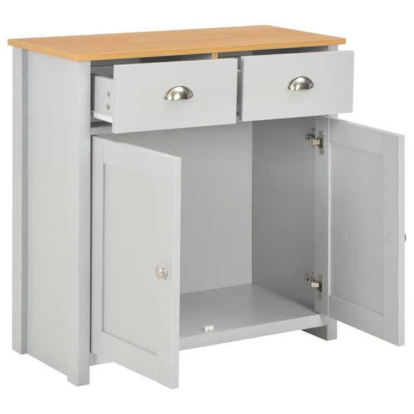 vidaXL Sideboard Grey vidaXL Sideboard Grey 79 x 35 x 81 cm