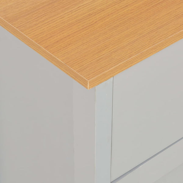 vidaXL Sideboard Grey 112x35x81 cm