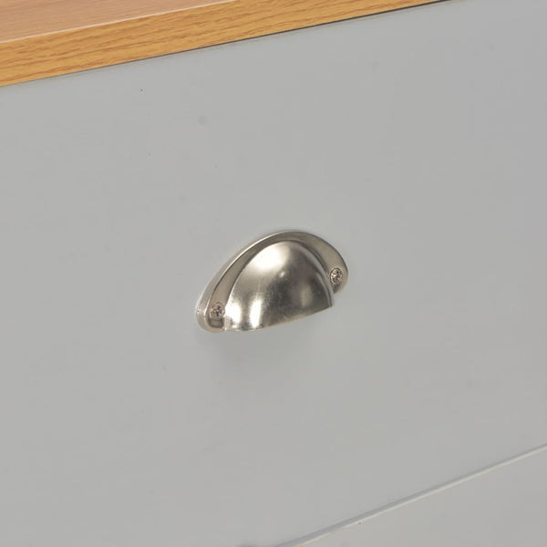 vidaXL Sideboard Grey 112x35x81 cm