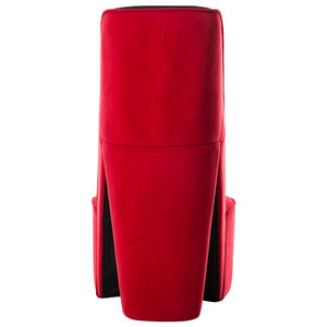 vidaXL High Heel Chair Red Velvet