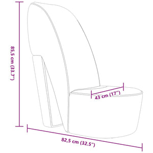 vidaXL High Heel Chair Red Velvet