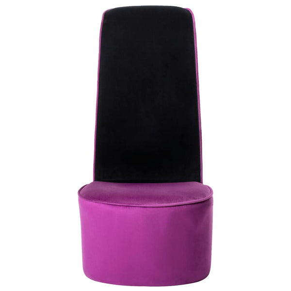 vidaXL High-Heel Shoe Chair Purple Velvet