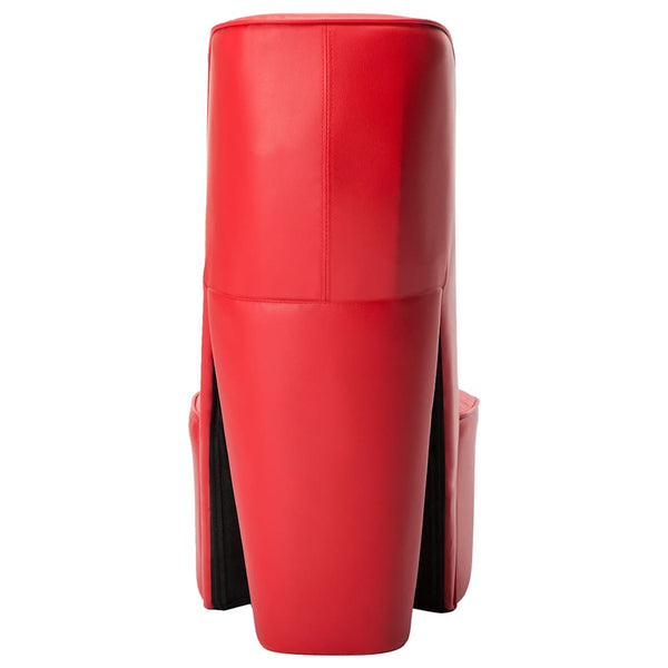 vidaXL High-Heel Shoe Chair Red Faux Leather