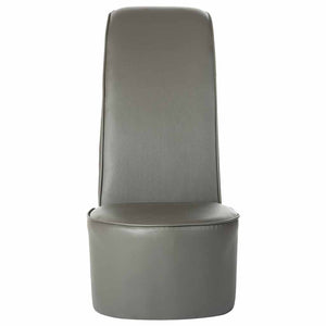 vidaXL High Heel Chair Grey Faux Leather