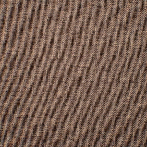 vidaXL Swivel Dining Chair Brown Fabric