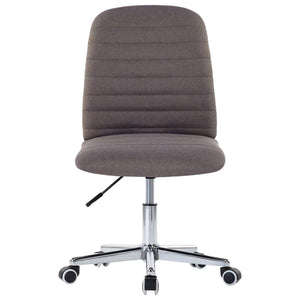 vidaXL Dining Chairs 2 pcs Taupe Fabric