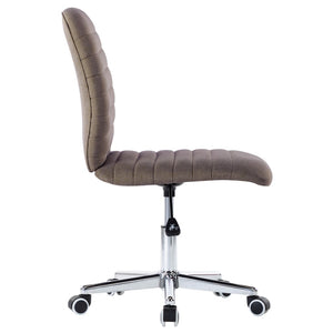 vidaXL Dining Chairs 2 pcs Taupe Fabric