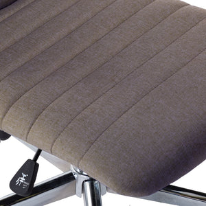vidaXL Dining Chairs 2 pcs Taupe Fabric