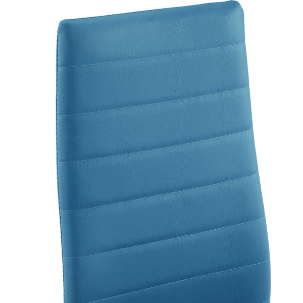vidaXL 5-Piece Dining Set Blue