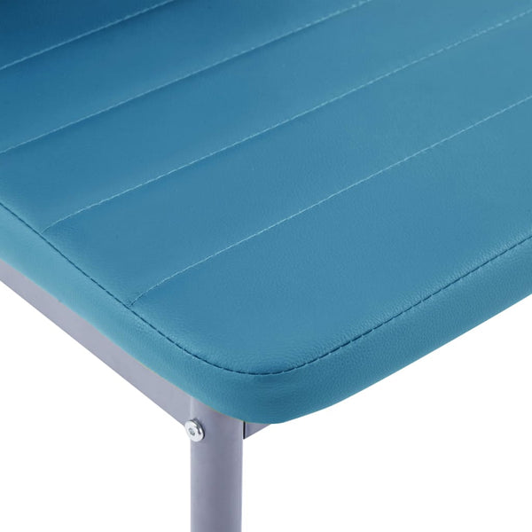 vidaXL 5-Piece Dining Set Blue