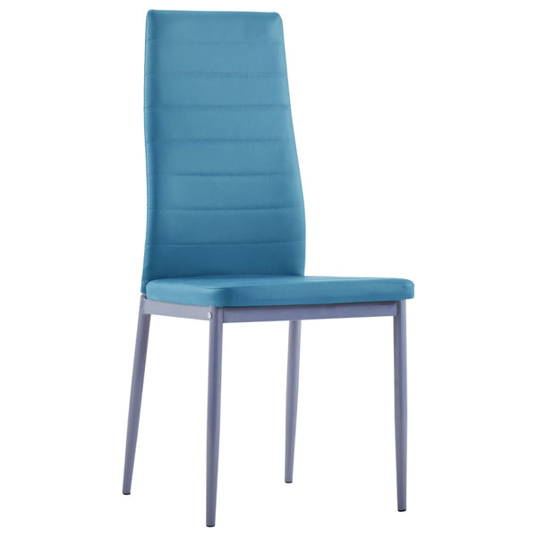 vidaXL 5-Piece Dining Set Blue