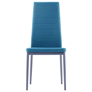 vidaXL 5-Piece Dining Set Blue