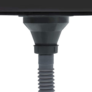vidaXL Integrated Sink with Sieve and Siphon Stainless Steel