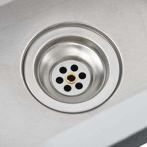 vidaXL Handmade Kitchen Sink Stainless Steel