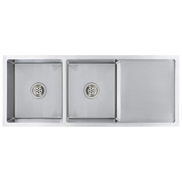 vidaXL Handmade Kitchen Sink Stainless Steel