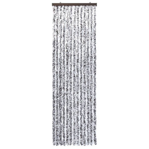 vidaXL Insect Screen Curtain Brown and Beige 56x185 cm Chenille
