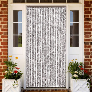 vidaXL Insect Screen Curtain Brown and Beige 100x220 cm Chenille