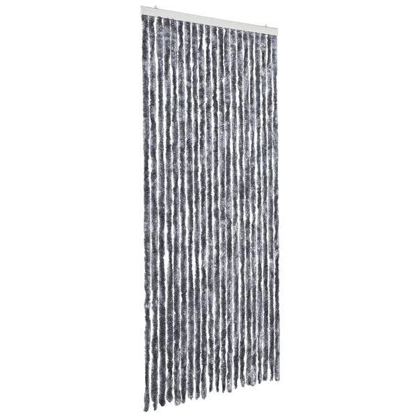 vidaXL Insect Screen Curtain Silver 90x220 cm Chenille