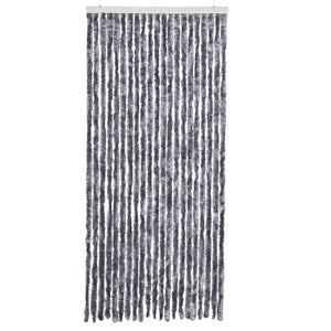 vidaXL Insect Screen Curtain Silver 90x220 cm Chenille