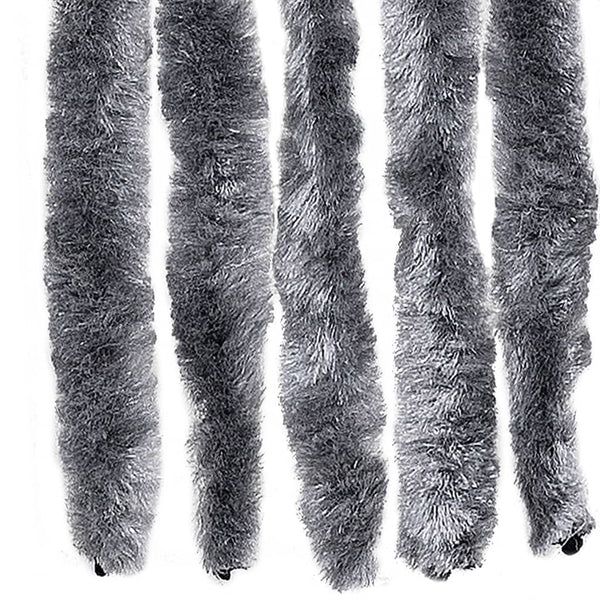vidaXL Insect Screen Curtain Silver 90x220 cm Chenille