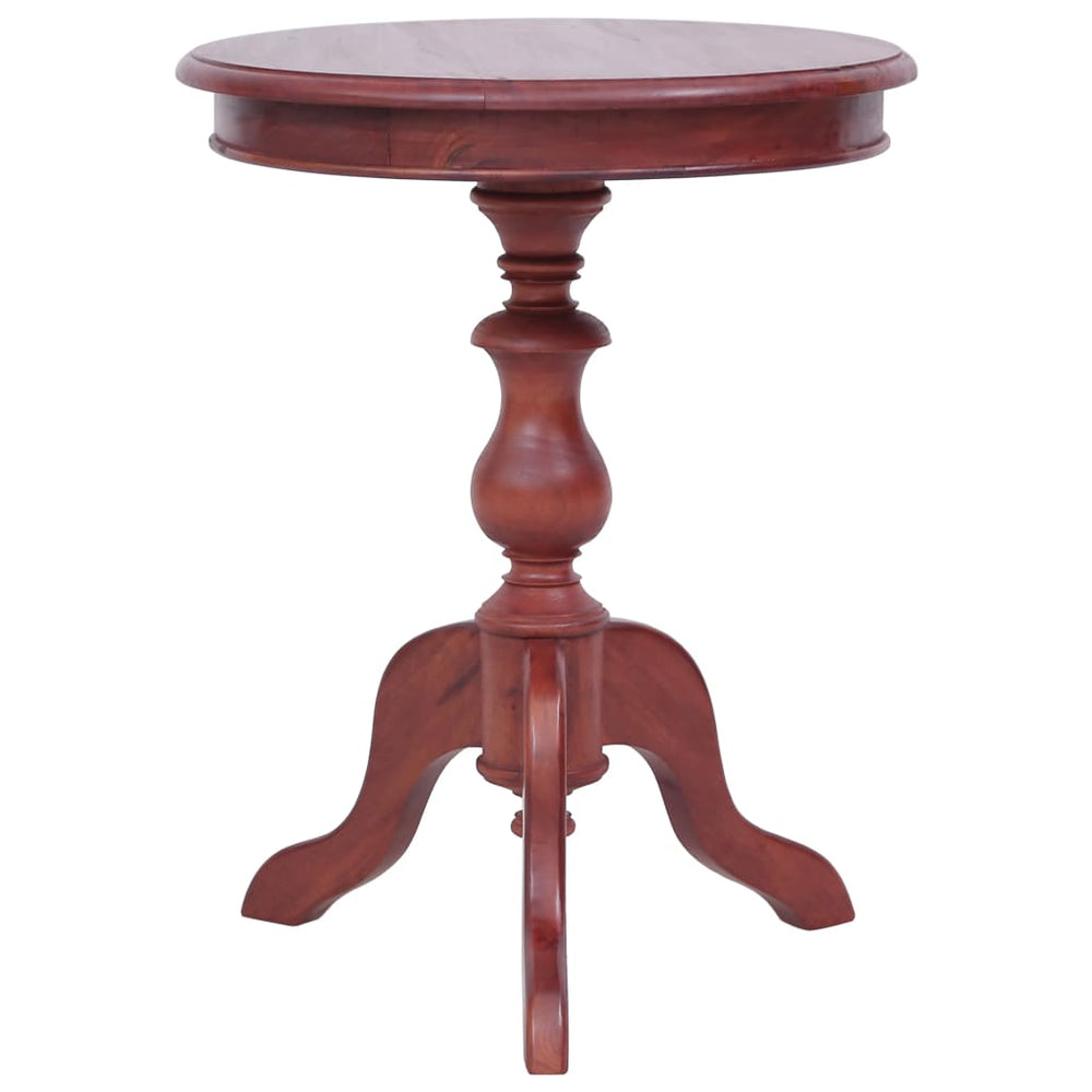vidaXL Side Table Brown 50 x 50 x 65 cm Solid Mahogany Wood