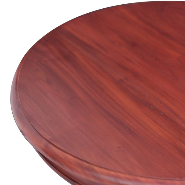 vidaXL Side Table Brown 50 x 50 x 65 cm Solid Mahogany Wood