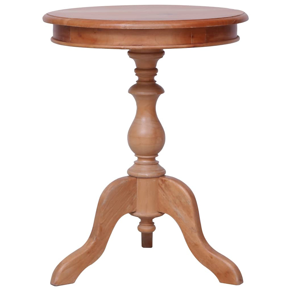 vidaXL Side Table Natural 50 x 50 x 65 cm Solid Mahogany Wood