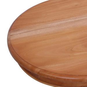 vidaXL Side Table Natural 50 x 50 x 65 cm Solid Mahogany Wood