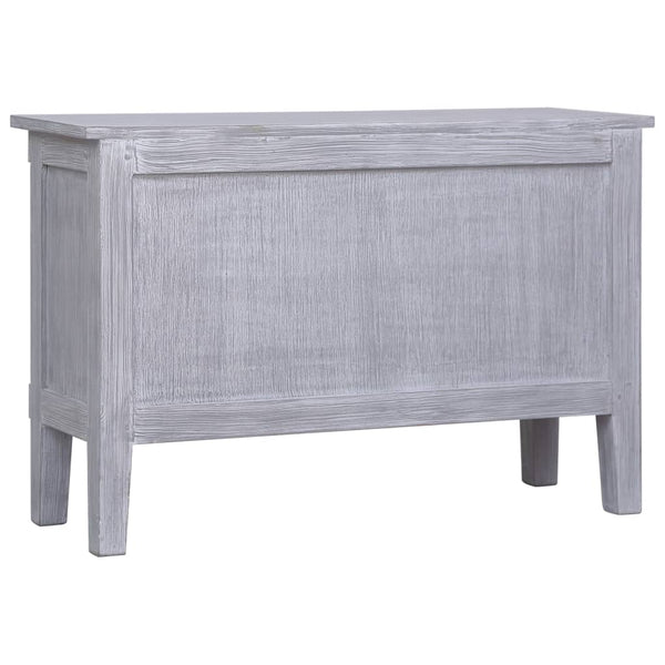 vidaXL Sideboard with 2 Drawers 90 x 30 x 60 cm Solid Mahogany Wood