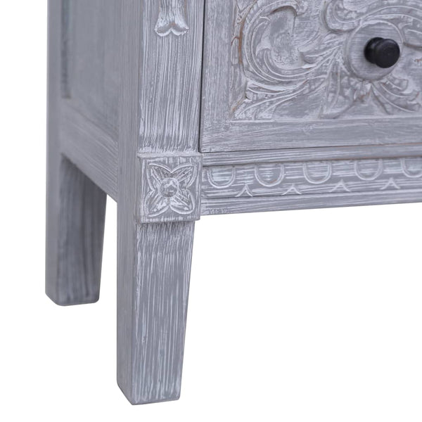 vidaXL Sideboard with 2 Drawers 90 x 30 x 60 cm Solid Mahogany Wood