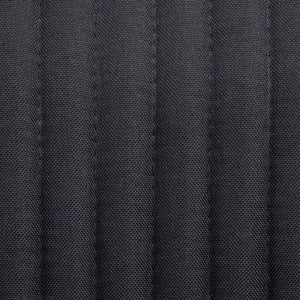 vidaXL Dining Chairs 2 pcs Black Fabric