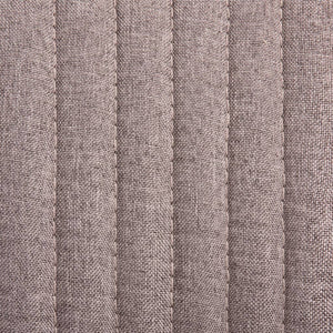 vidaXL Dining Chairs 2 pcs Taupe Fabric