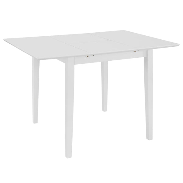 vidaXL 3-Piece Dining Set MDF White