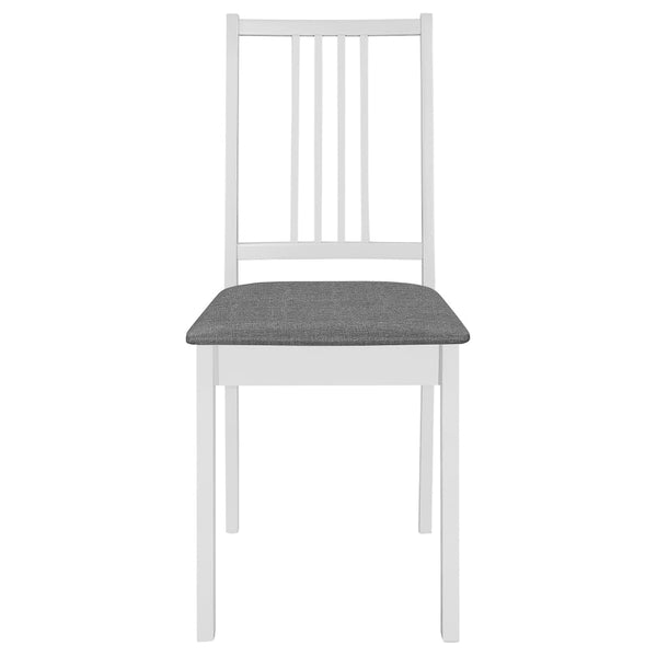 vidaXL 3-Piece Dining Set MDF White
