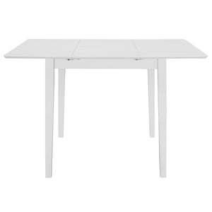 vidaXL 3-Piece Dining Set MDF White