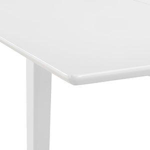 vidaXL 3-Piece Dining Set MDF White