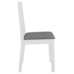 vidaXL 3-Piece Dining Set MDF White
