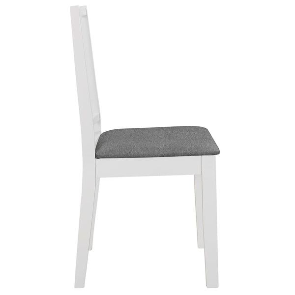 vidaXL 3-Piece Dining Set MDF White