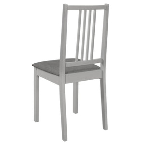 vidaXL 3-Piece Dining Set MDF Grey