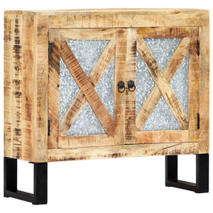 vidaXL Sideboard 80 x 30 x 76 cm Solid Mango Wood