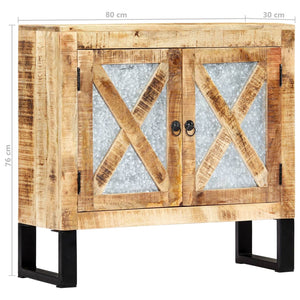 vidaXL Sideboard 80 x 30 x 76 cm Solid Mango Wood
