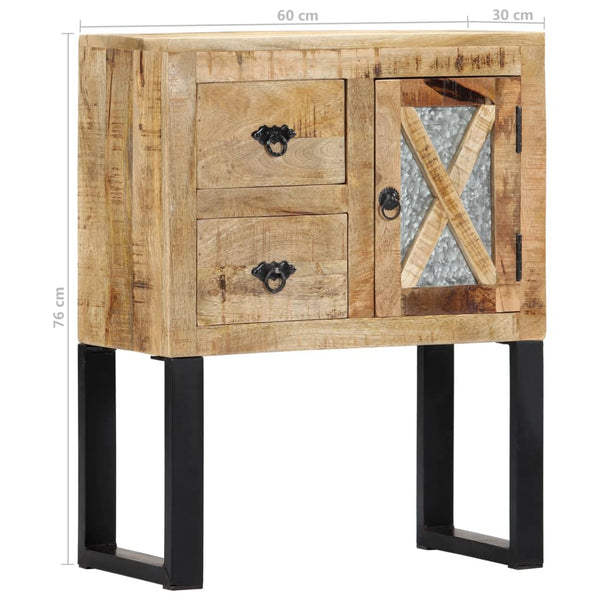 vidaXL Sideboard 60 x 30 x 76 cm Solid Mango Wood