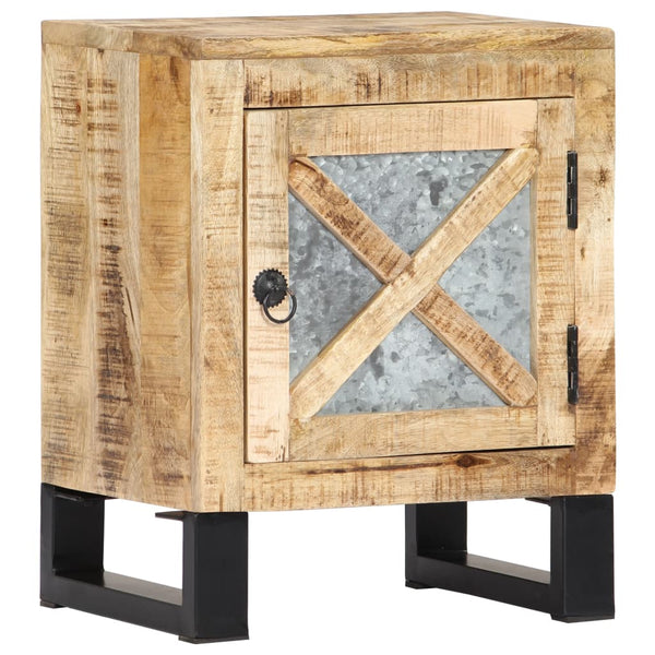vidaXL Nightstand 40 x 30 x 50 cm Solid Mango Wood