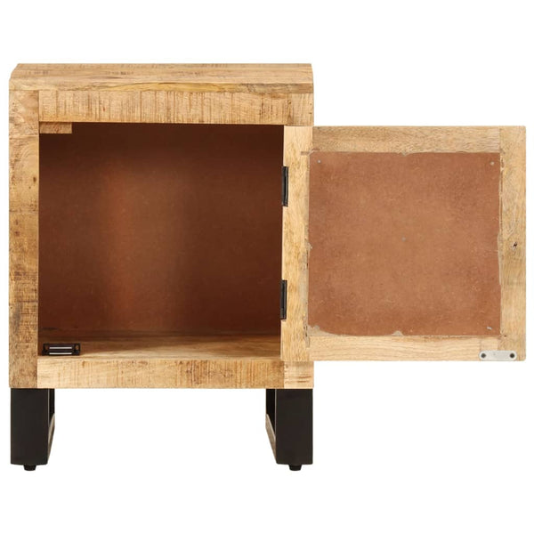 vidaXL Nightstand 40 x 30 x 50 cm Solid Mango Wood