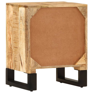 vidaXL Nightstand 40 x 30 x 50 cm Solid Mango Wood