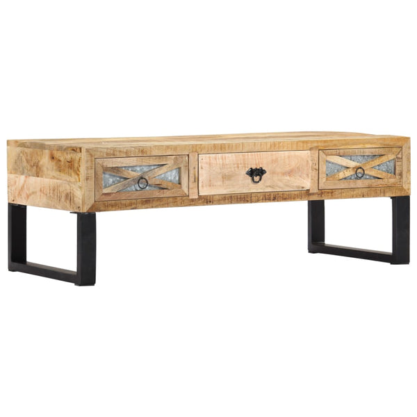 vidaXL Coffee Table 110 x 50 x 38 cm Solid Mango Wood